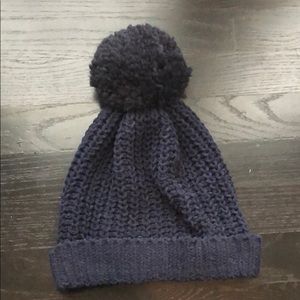 New Abercrombie Fitch Navy Blue Pom Pom 